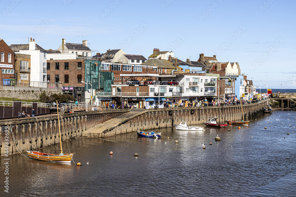 The harbour at Bridlington, East Riding of Yorkshire, England UK