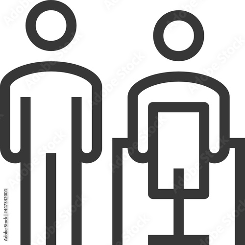 interview line icon