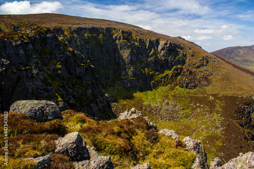 The cliffs of the Comeragh plateau