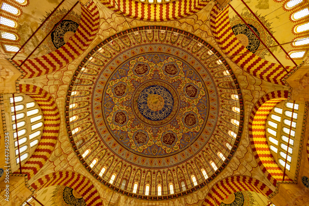 The uniquely beautiful dome of the Selimiye Mosque