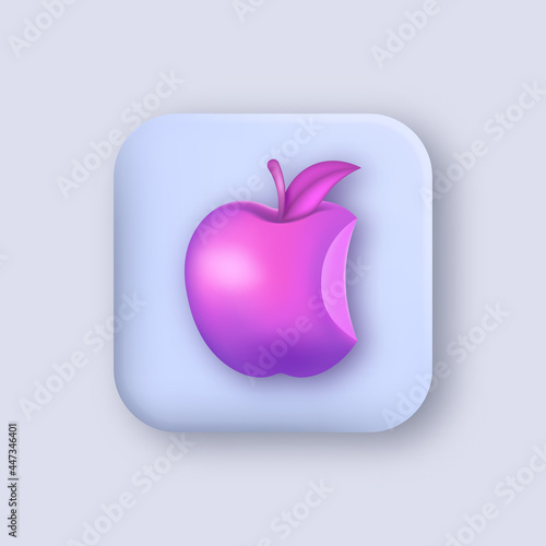 Bitten apple icon