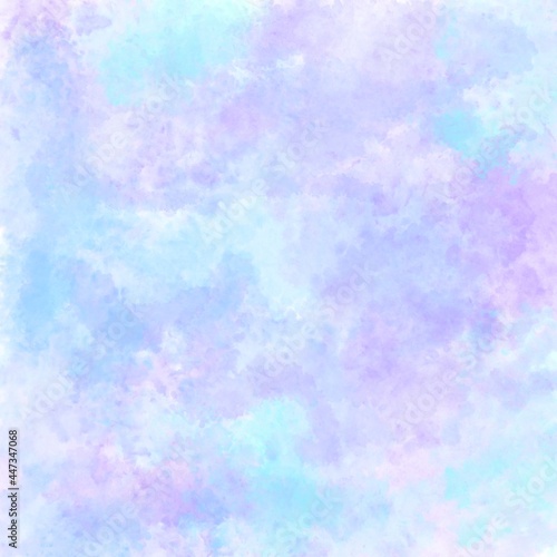 abstract watercolor background in blue and purple colors