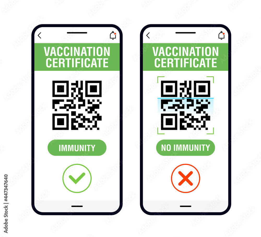 Covid-19 immune passport app. International Digital vaccine certificate ...