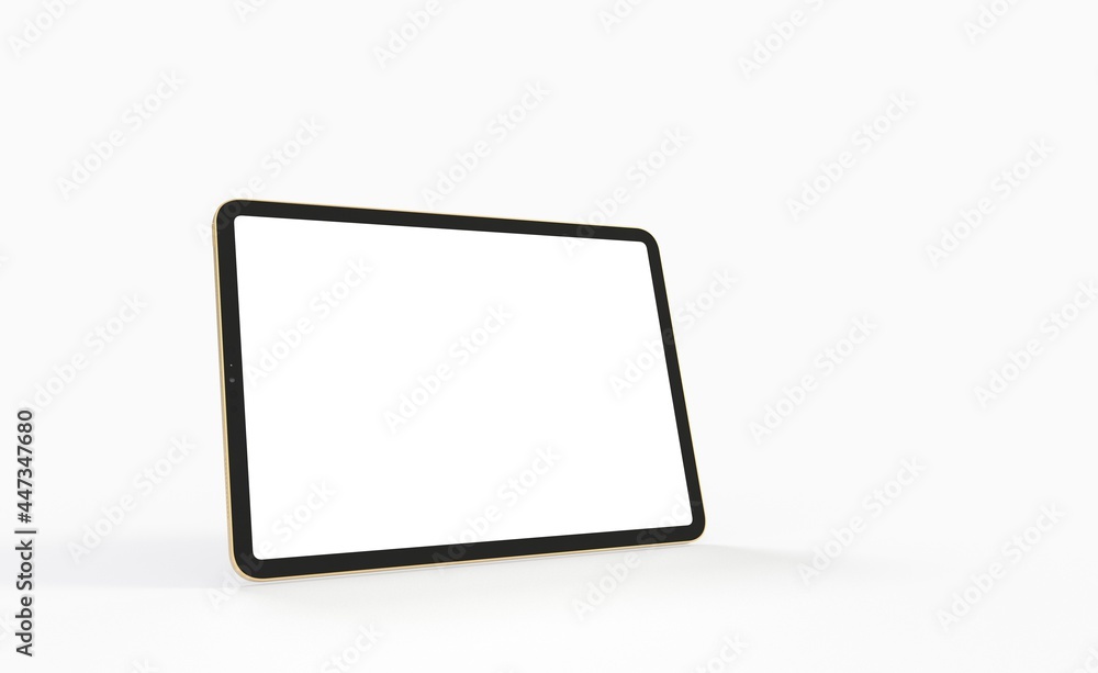 Tablet 3d computer with blank screen Tablet 3d computer with blank screen