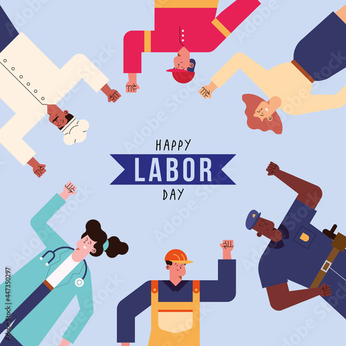 laboy day postcard