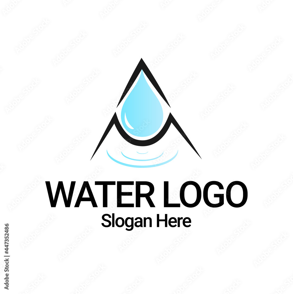 A Letter Water Logo Design. Business Logo for Water Related Companies. A Letter Water Logo Design. Business Logo for Water Related Companies.