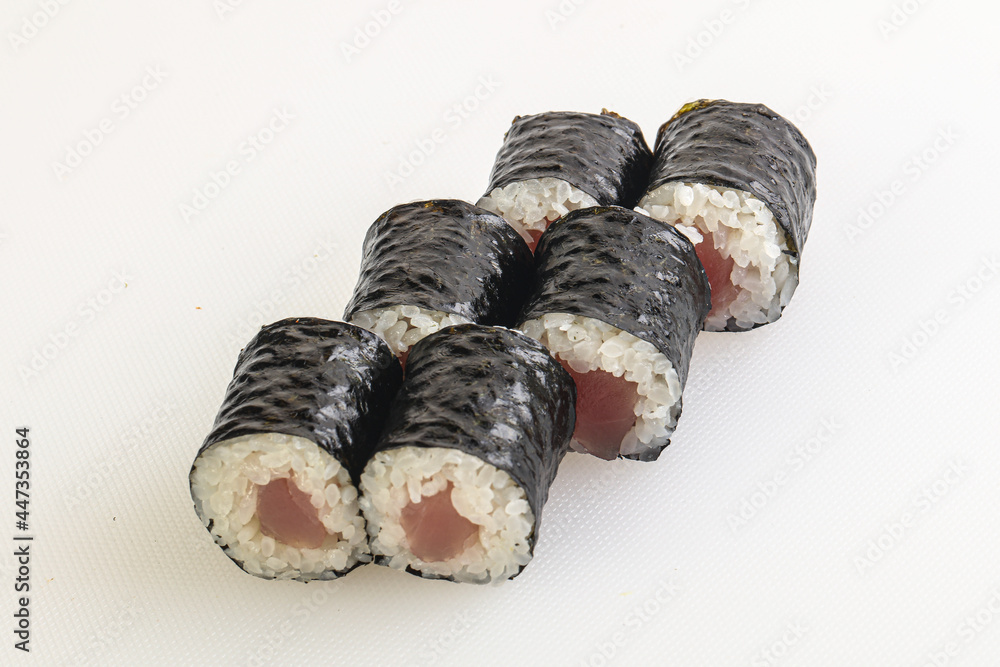 Japanese traditional roll tuna maki