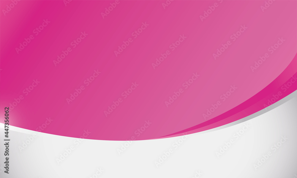 Fototapeta premium Banner design with pink and white color, Vector illustration