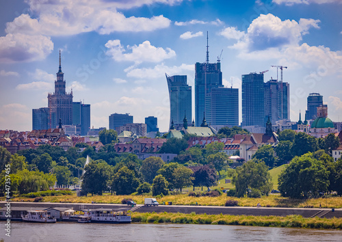 Obraz na płótnie Warszawa w salonie