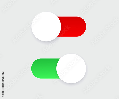 Free Download On and Off Toggle Switch Buttons Modern Devices User Interface Vector  Graphic Design - GFXLoad