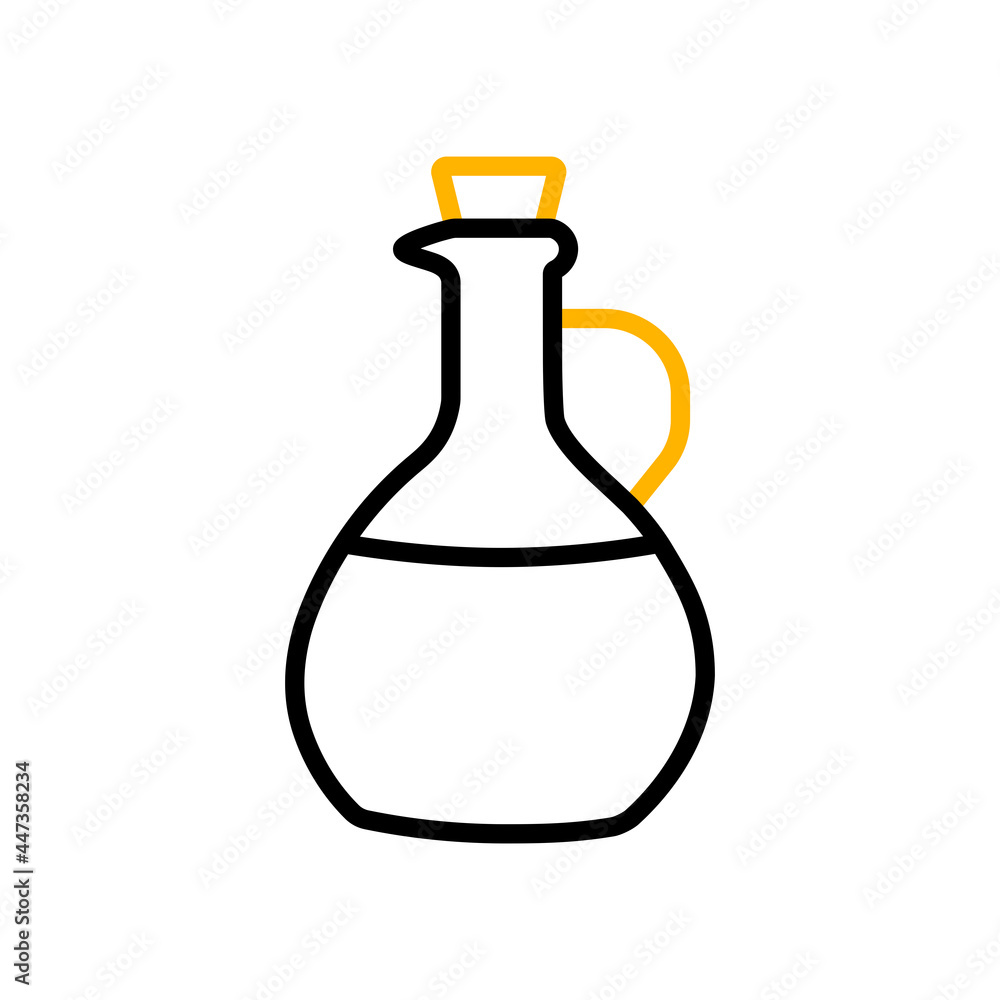Olive Oil Glass Jug Pitcher vector icon Olive Oil Glass Jug Pitcher vector icon