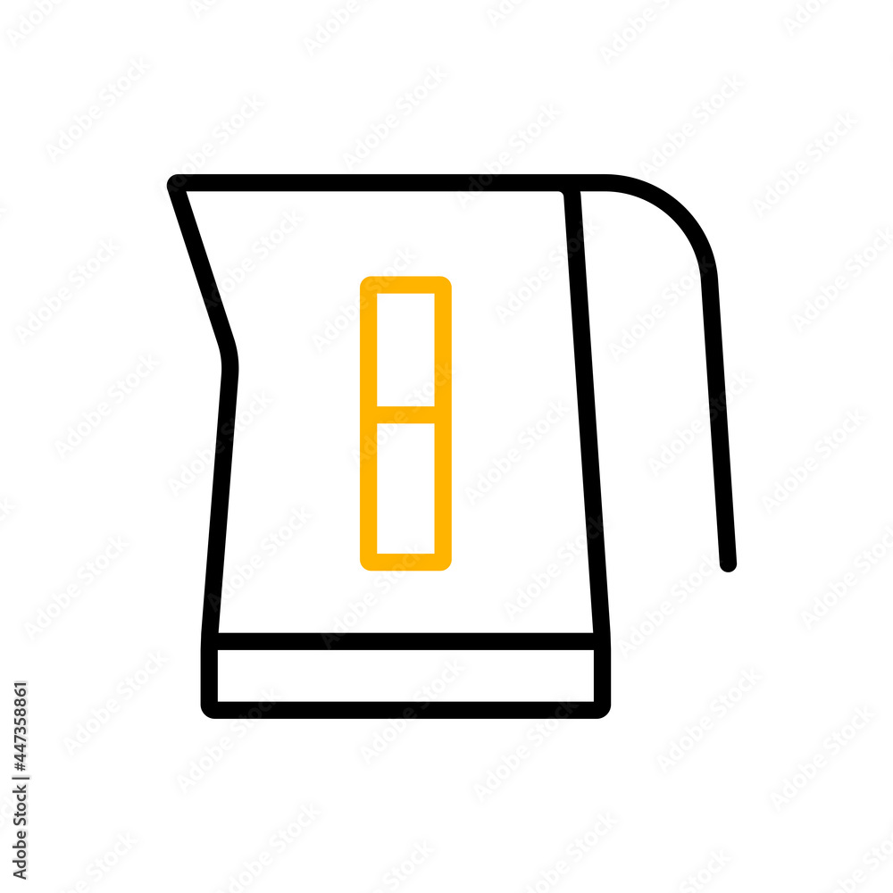 Electric kettle vector flat icon. Kitchen appliance Electric kettle vector flat icon. Kitchen appliance
