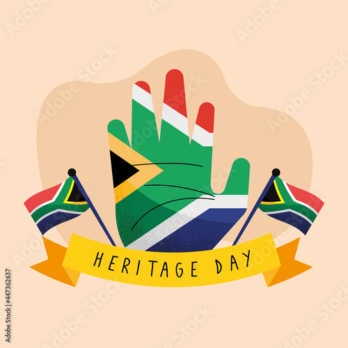 heritage day postcard