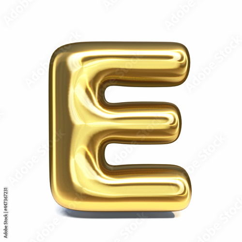 Wallpaper Mural Golden font Letter E 3D Torontodigital.ca