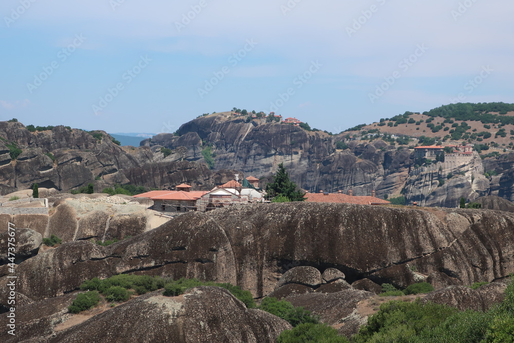 View from a monastery in Meteora