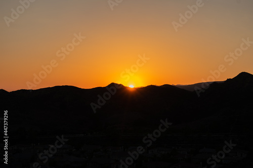 Wallpaper Mural Simi Valley Hills Sunset Torontodigital.ca