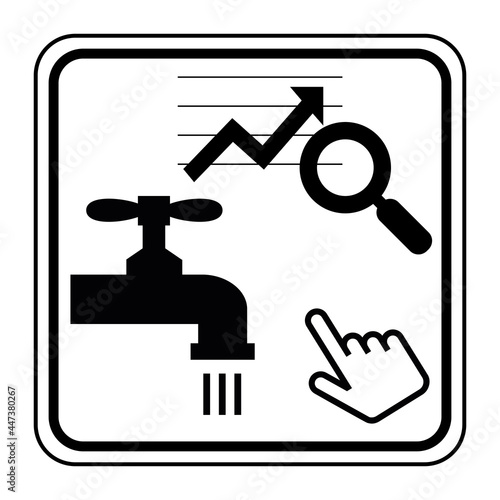 Logo recherche fuite d'eau.