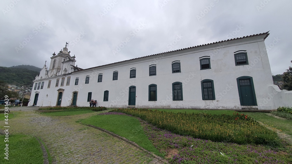 Convento do Carmo in Angra dos Reis. The Carmelites built the convent between 1613 and 1617. Angra dos Reis- Rio de Janeiro- Brazil- October 5, 2020.