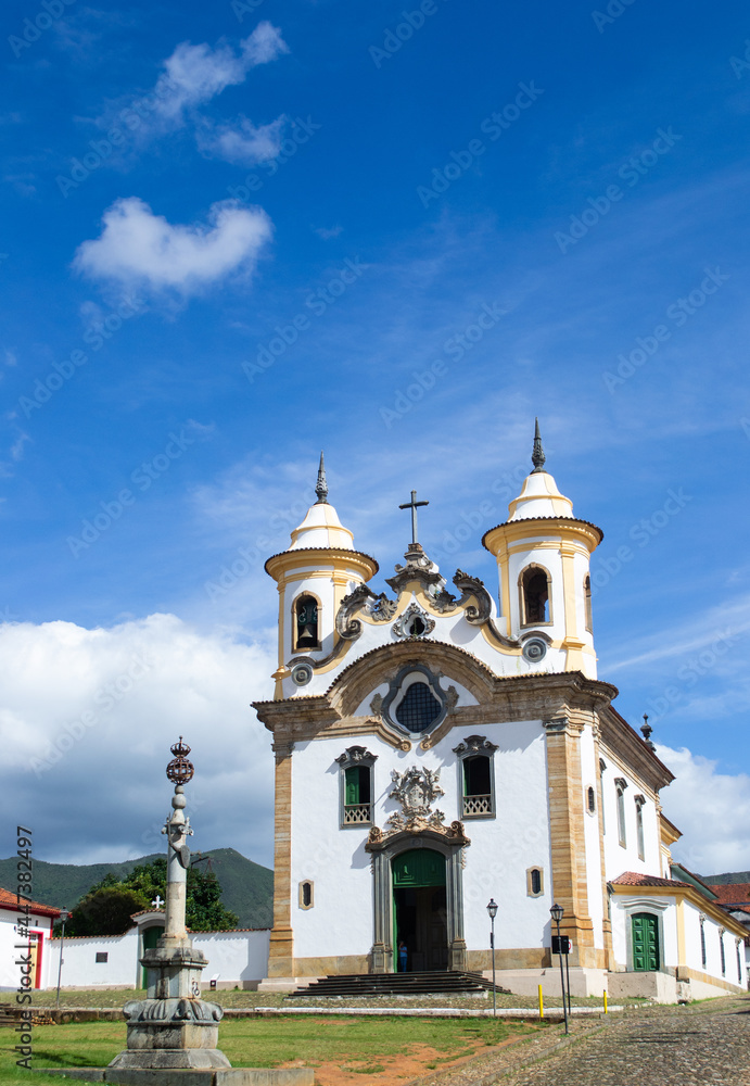 Church Our Lady of Carmo - Mariana - Minas Gerais - Brazil