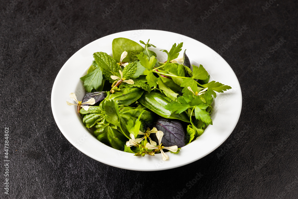 ハーブサラダ Colorful and healthy green salad ハーブサラダ Colorful and healthy green salad
