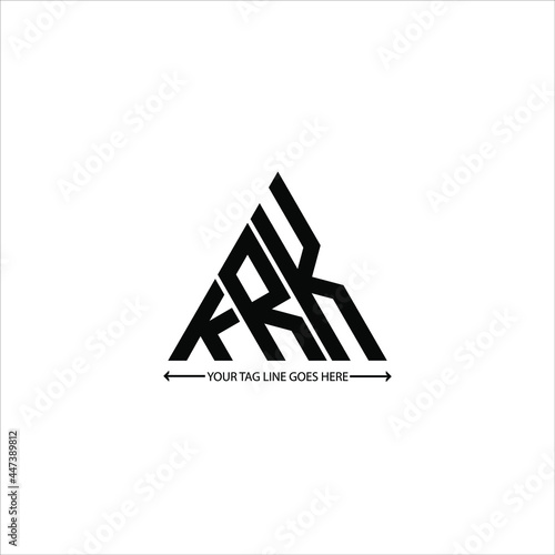 KRK letter logo creative design. KRK unique design
