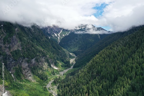 Enchanted Valley in the clouds, Olympic National Park
