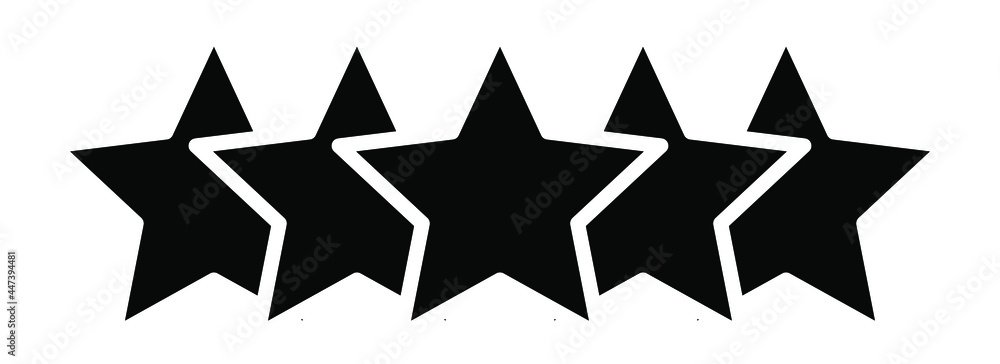 Star icon vector. star icon isolated on white background. Star icon vector. star icon isolated on white background.