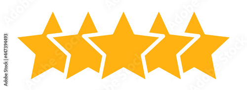 Star icon vector. star icon isolated on white background.