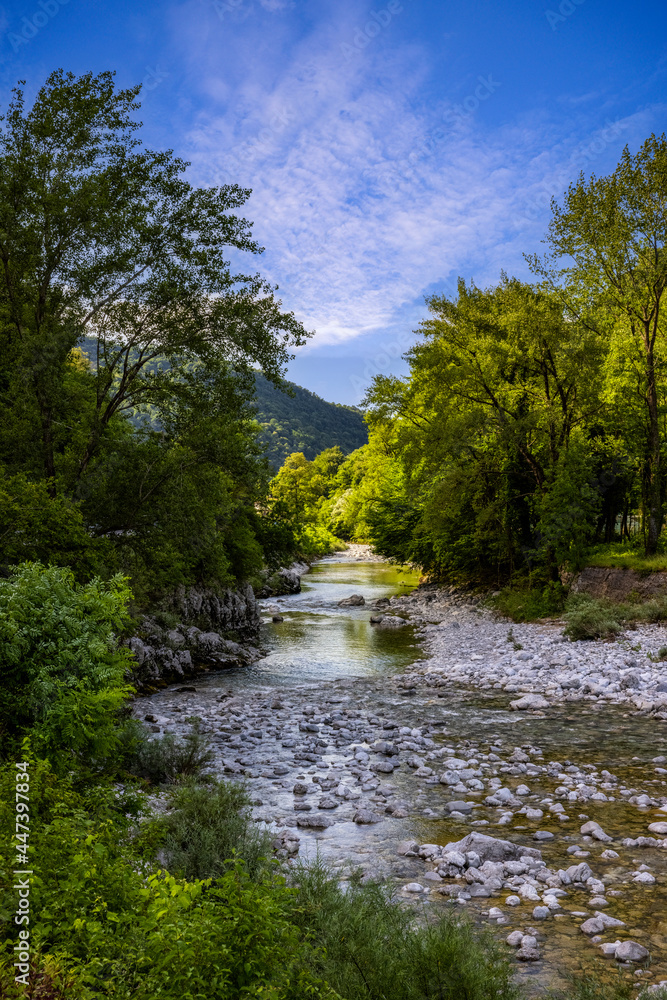 Landschaft im Triglav Nationalpark in Slowenien Landschaft im Triglav Nationalpark in Slowenien