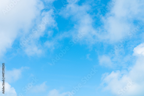 Blue sky with cloud
