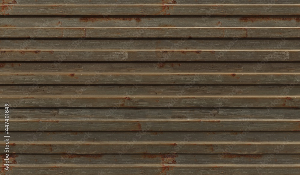 Obraz premium Corrugated Metal Sheet texture background