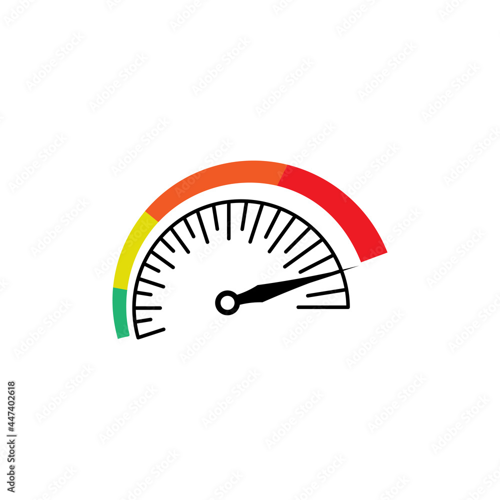 Speedometer automotive icon design illustration Speedometer automotive icon design illustration