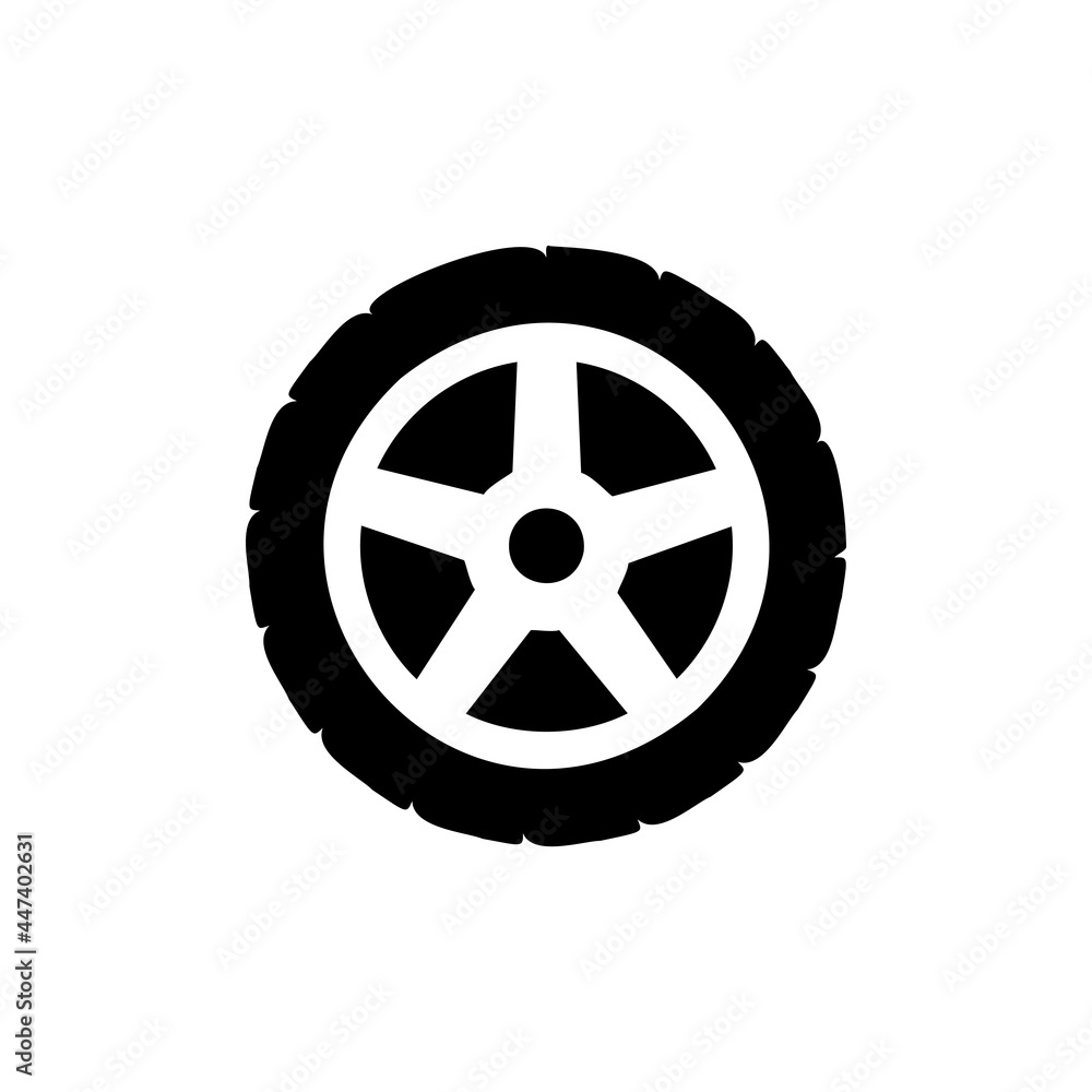Tyre icon design illustration