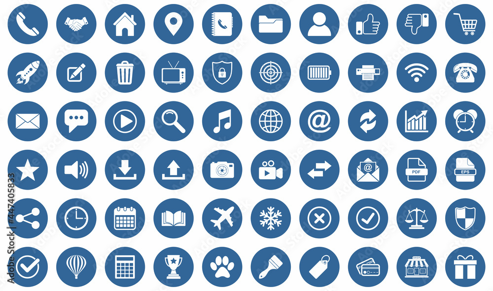 website icon set vector sign symbol of contact us website icon set vector sign symbol of contact us