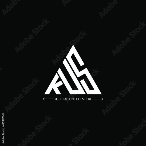 KUS letter logo creative design. KUS unique design
