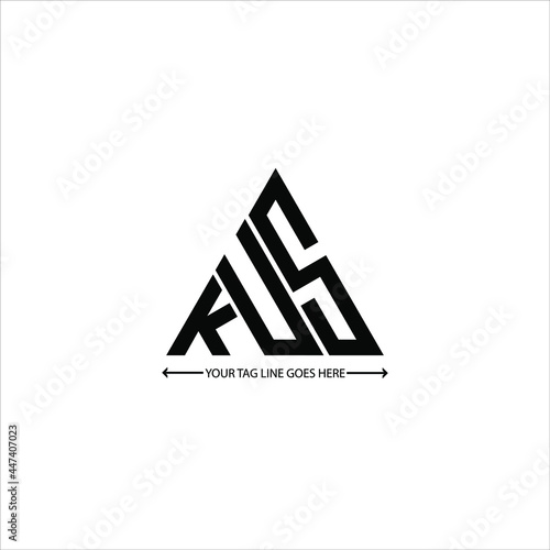 KUS letter logo creative design. KUS unique design
