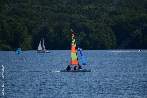 sailboat on the lake