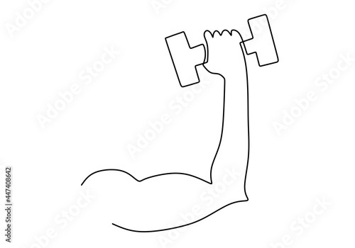 Continuous one line drawing...