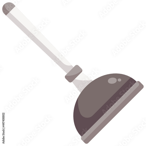plunger flat icon