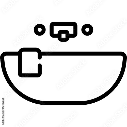 bath line icon