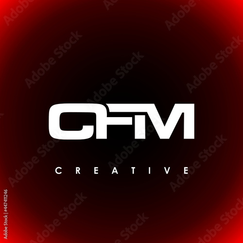 CFM Letter Initial Logo Design Template Vector Illustration photo