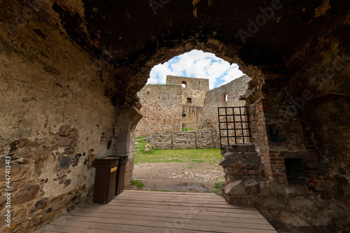 Ruin of King´s castle Tocnik (Točník) in Central Bohemia - Czech Republic. It was built by the Czech king Wenceslas IV at the turn of the 15th century. photo