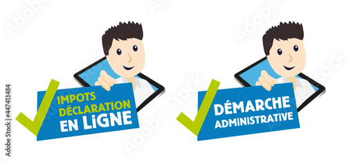 Déclaration impôt en ligne, démarche administrative