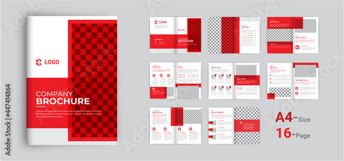 Company profile template design, Professional company profile brochure design layout multipage business brochure design