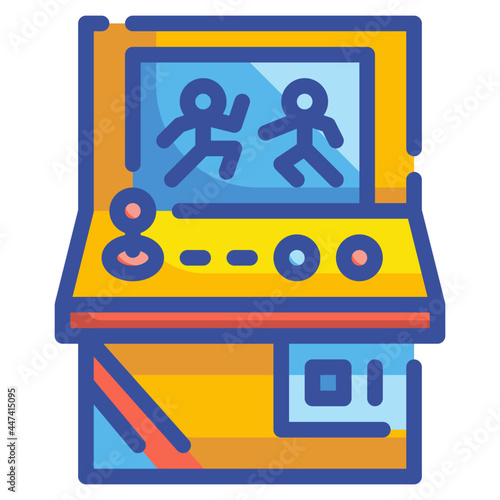 arcade line icon
