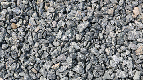 Crushed granite, crushed stone, crushed granite background