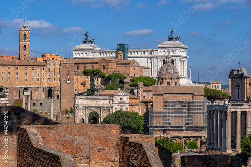Rome Cityscape With Forum Romanum