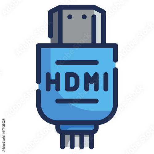 hdmi line icon