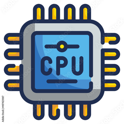 processor line icon