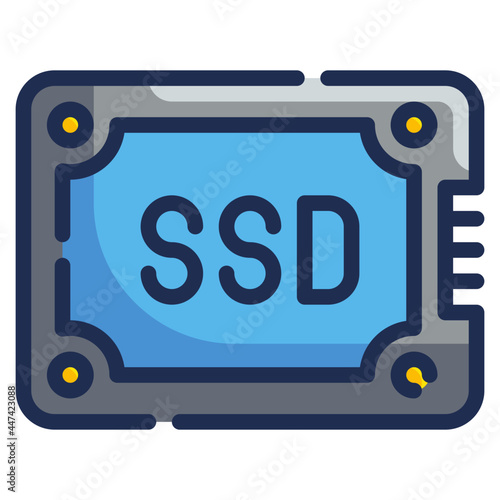 ssd line icon